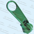 Simple 5# Metal Zipper Slider Green Color Metal Zipper Slider